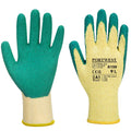 Green - Front - Portwest Unisex Adult A150 Classic Grip Gloves