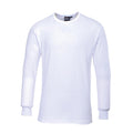 White - Front - Portwest Mens Thermal Long-Sleeved T-Shirt