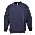 Navy - Front - Portwest Unisex Adult Roma Sweatshirt