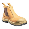 Wheat - Front - Portwest Unisex Adult Dealer Leather Safety Boots