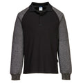 Black - Front - Portwest Mens Polo Shirt
