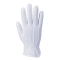 White - Back - Portwest Unisex Adult Micro-Dot Grip Gloves