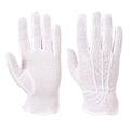White - Front - Portwest Unisex Adult Micro-Dot Grip Gloves