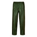 Olive Green - Front - Portwest Mens Classic Rain Trousers