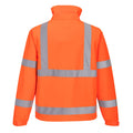 Orange - Back - Portwest Mens Classic High-Vis Soft Shell Jacket