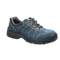 Blue - Front - Portwest Mens Steelite Perforated Suede Safety Trainers