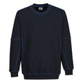 Navy-Royal Blue - Front - Portwest Mens Essential Two Tone Sweatshirt