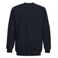 Navy-Royal Blue - Back - Portwest Mens Essential Two Tone Sweatshirt