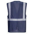 Navy - Back - Portwest Unisex Adult Iona Executive Hi-Vis Vest