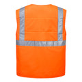 Orange - Back - Portwest Unisex Adult High-Vis Cooling Vest