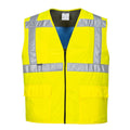 Yellow - Front - Portwest Unisex Adult High-Vis Cooling Vest