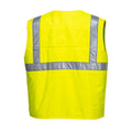 Yellow - Back - Portwest Unisex Adult High-Vis Cooling Vest