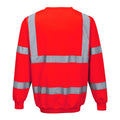 Red - Back - Portwest Mens Hi-Vis Sweatshirt