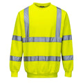 Yellow - Front - Portwest Mens Hi-Vis Sweatshirt