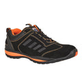 Orange - Front - Portwest Mens Steelite Lusum Suede Safety Trainers