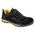 Black - Front - Portwest Mens Steelite Lusum Suede Safety Trainers