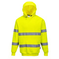 Yellow - Front - Portwest Mens Hi-Vis Hoodie