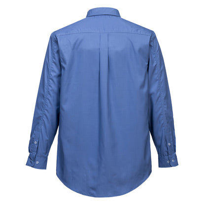 Blue - Back - Portwest Mens Bizflame Plus Shirt