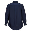 Navy - Back - Portwest Mens Bizflame Plus Shirt