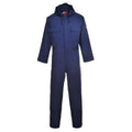 Navy - Front - Portwest Mens Bizweld Hooded Overalls