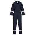 Navy - Front - Portwest Unisex Adult Bizflame Plus Stretch Overalls