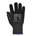 Black - Back - Portwest Unisex Adult A790 Anti-Vibration Gloves