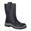 Black - Front - Portwest Mens Steelite Leather Rigger Boots