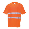 Orange - Front - Portwest Mens Hi-Vis Comfort Safety T-Shirt