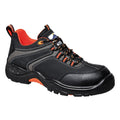 Black - Front - Portwest Mens Operis Leather Compositelite Safety Shoes