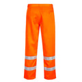 Orange - Back - Portwest Mens Polycotton Hi-Vis Safety Work Trousers