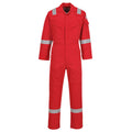 Red - Front - Portwest Unisex Adult Flame Resistant Anti-Static Overalls