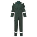 Green - Front - Portwest Unisex Adult Flame Resistant Anti-Static Overalls
