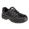 Black - Front - Portwest Mens Steelite Leather Safety Trainers