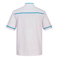 White-Aqua - Back - Portwest Mens Medical Work Tunic