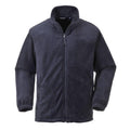 Navy - Front - Portwest Mens Aran Fleece Jacket