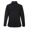 Black - Back - Portwest Womens-Ladies Aran Fleece Jacket