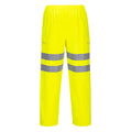 Yellow - Back - Portwest Mens Hi-Vis Rain Trousers