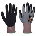 Grey-Black - Front - Portwest Unisex Adult Nitrile Gloves
