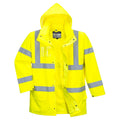 Yellow - Front - Portwest Mens Essential 5 In 1 Hi-Vis Jacket