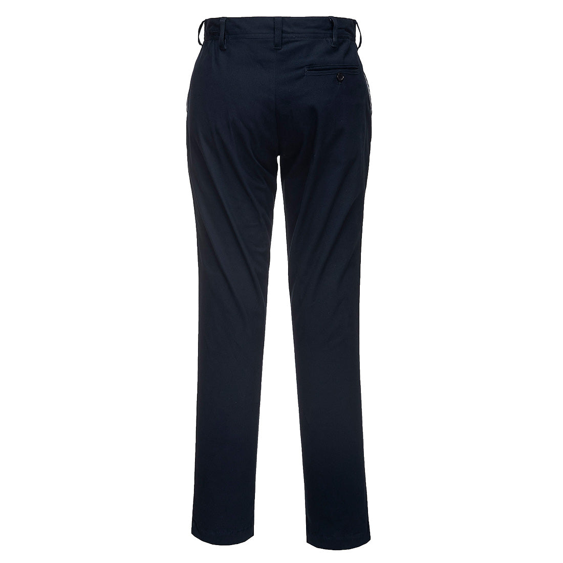 Dark Navy - Back - Portwest Mens Chino Stretch Slim Trousers