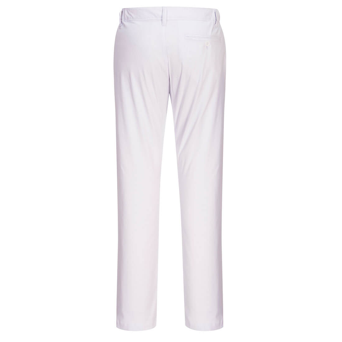 White - Back - Portwest Mens Chino Stretch Slim Trousers