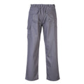 Grey - Back - Portwest Mens Bizweld Flame Resistant Cargo Trousers