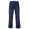 Navy - Back - Portwest Mens Bizweld Flame Resistant Cargo Trousers