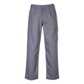 Grey - Front - Portwest Mens Bizweld Flame Resistant Cargo Trousers