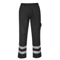 Black - Front - Portwest Mens Iona Combat Safety Trousers