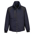 Dark Navy-Black - Front - Portwest Mens WX2 Stretch Work Jacket