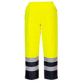 Yellow-Navy - Back - Portwest Mens Hi-Vis Winter Trousers