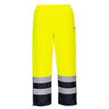 Yellow-Navy - Front - Portwest Mens Hi-Vis Winter Trousers