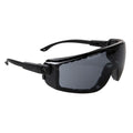 Smoke - Front - Portwest Unisex Adult Focus Safety Glasses