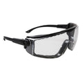 Clear - Front - Portwest Unisex Adult Focus Safety Glasses